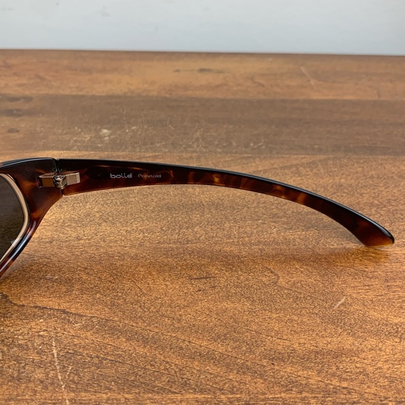 Vintage Bolle Sidney 1791 Brown Tortoise Polarized Eyeglasses FRAMES ONLY Used - Picture 5 of 6